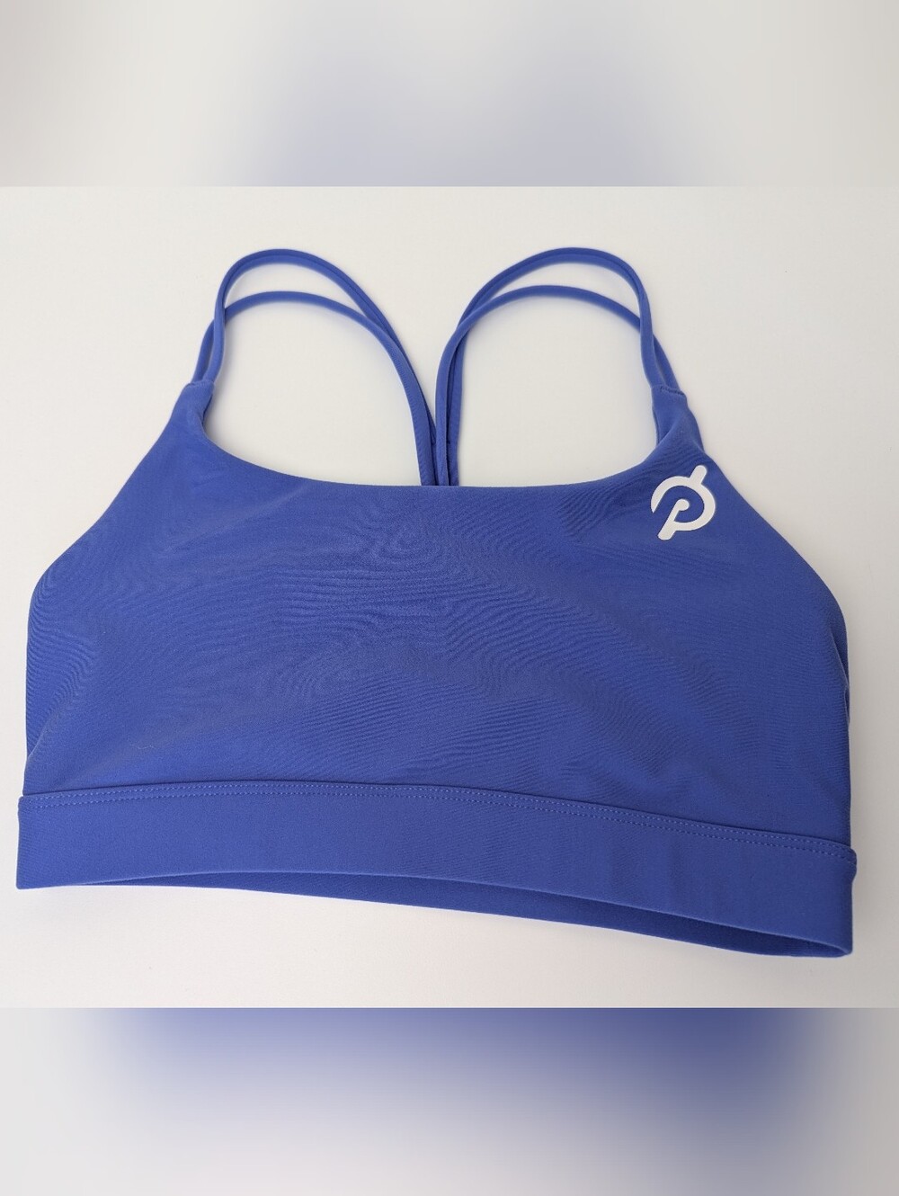 Peloton Cadent Strappy Elevate Sports Bra Small Blue